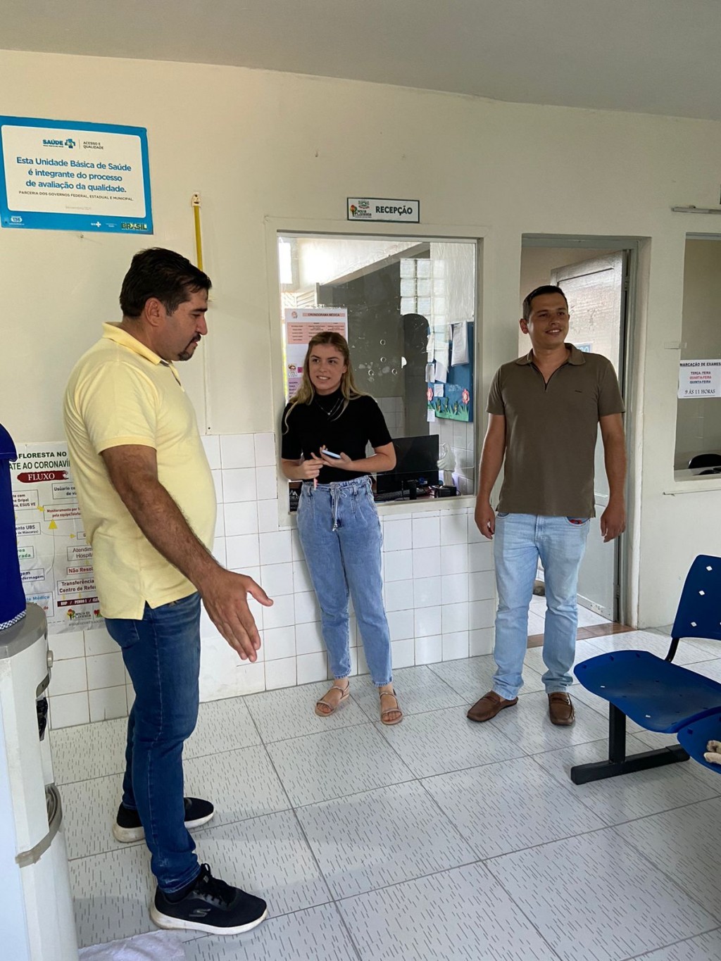 Prefeito Jarson faz vistoria nas reformas dos PSF's II e IV