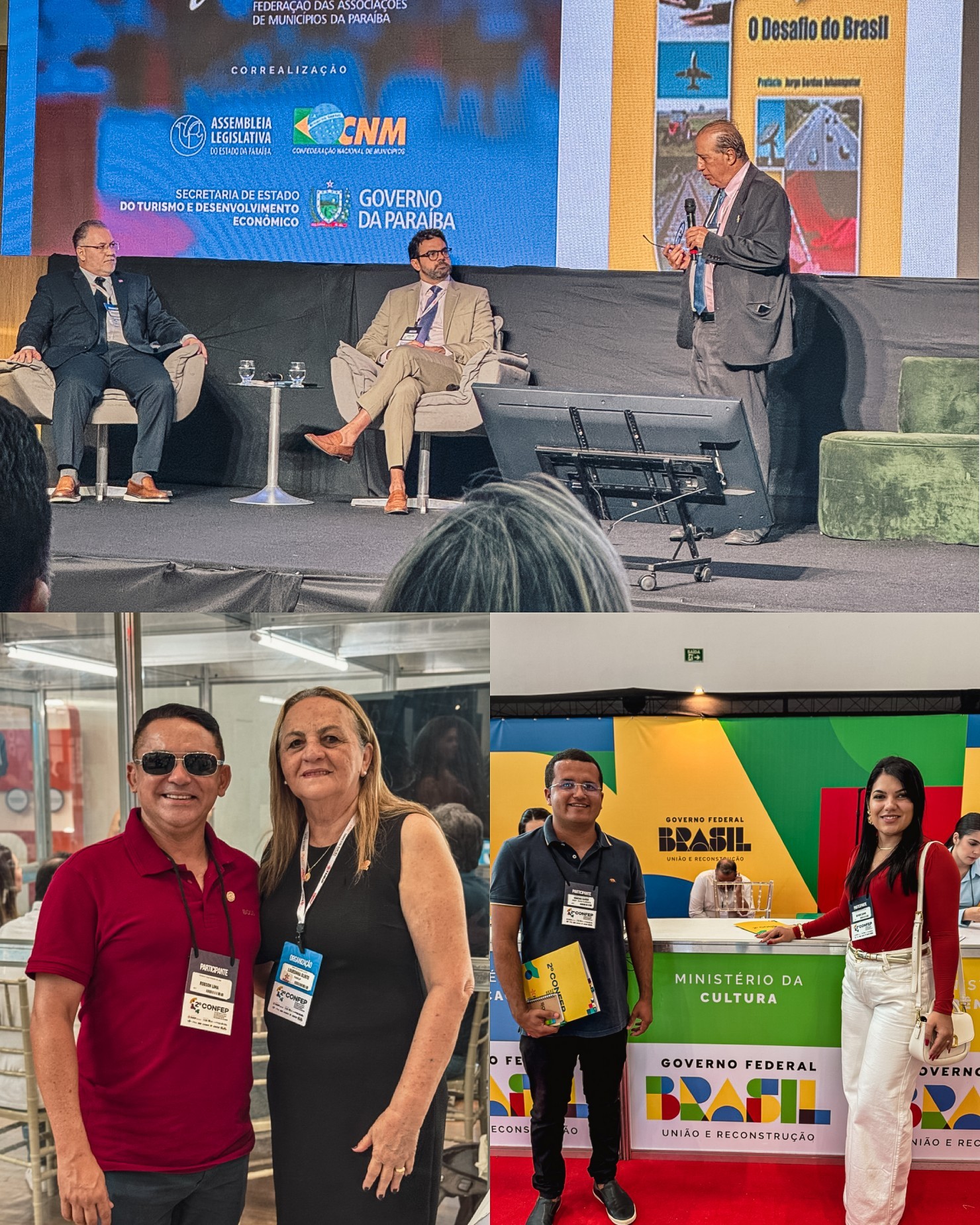 Secretários de Nova Floresta participam do 2º dia da 2ª CONFEP em João Pessoa
