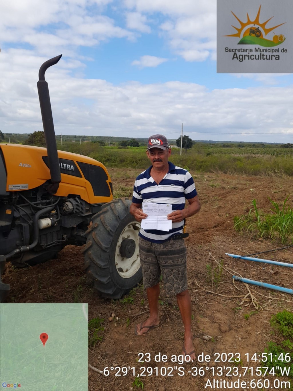 Prefeitura de Nova Floresta retorna os cortes de terra na zona rural