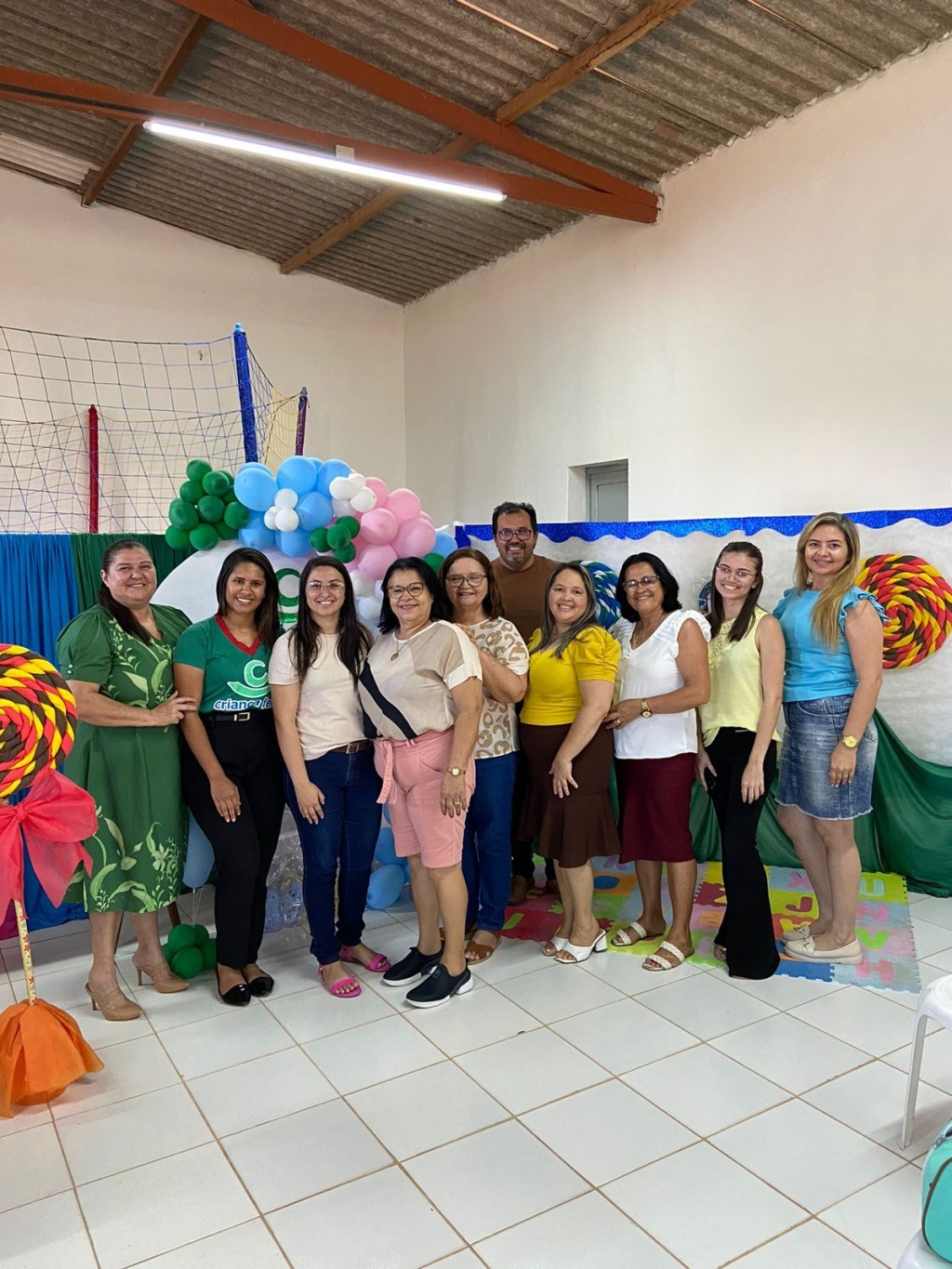 Continuação Semana do Bebê- Brinquedoteca do Criança Feliz na nova Sede do CRAS