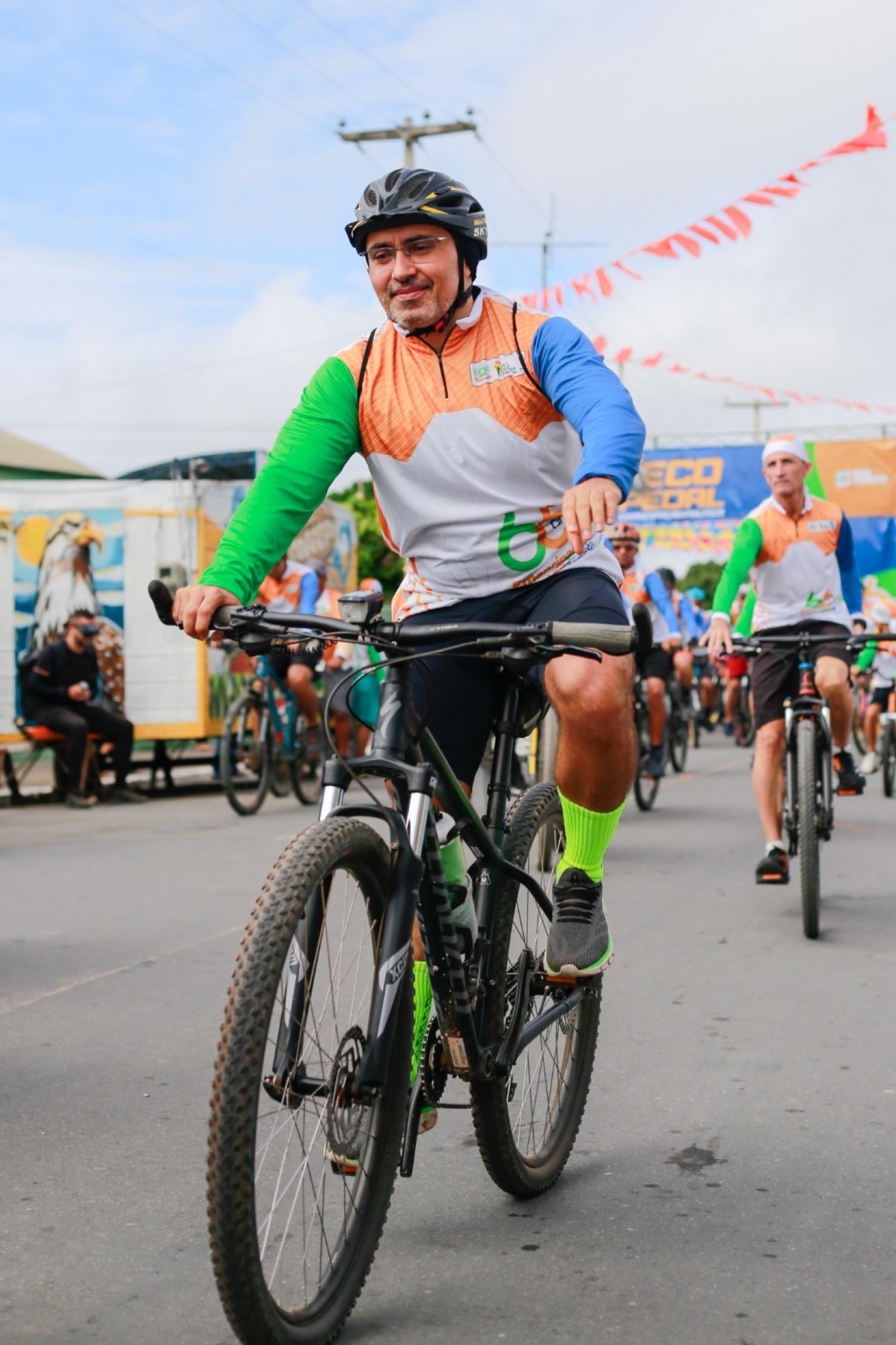 Eco Pedal reúne ciclistas de toda a região durante as festividades de 66 anos de Nova Floresta