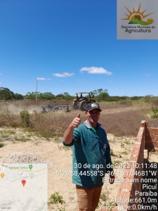 Prefeitura de Nova Floresta realiza cortes de terra na zona rural nesta semana