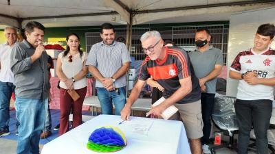 Prefeitura de Nova Floresta entrega equipamentos escolares para escolas e creches da rede municipal de ensino