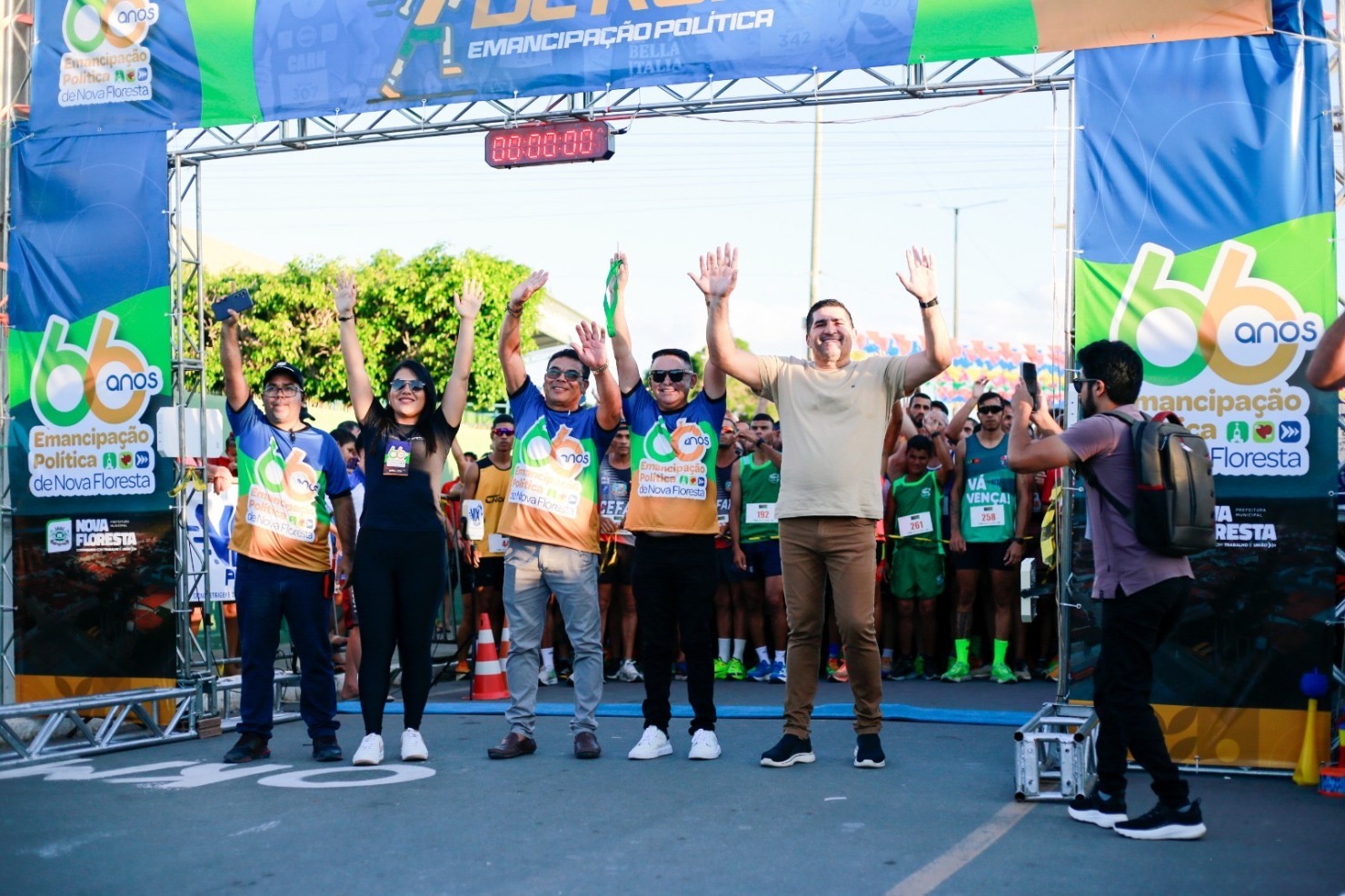 Corrida de Rua marca comemorações pelos 66 anos de Emancipação Política de Nova Floresta