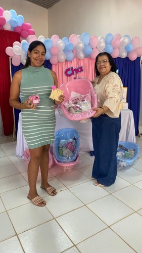 Continuação Semana do Bebê — Palestra com as mães atípicas e entrega de kit enxoval para as gestantes