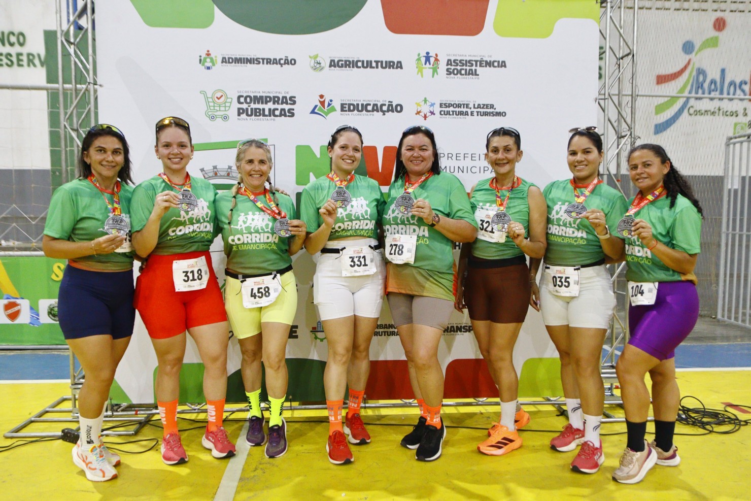 Corrida da Emancipação reúne atletas e movimenta Nova Floresta durante comemoração dos 67 anos do município