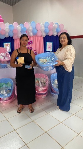 Continuação Semana do Bebê — Palestra com as mães atípicas e entrega de kit enxoval para as gestantes