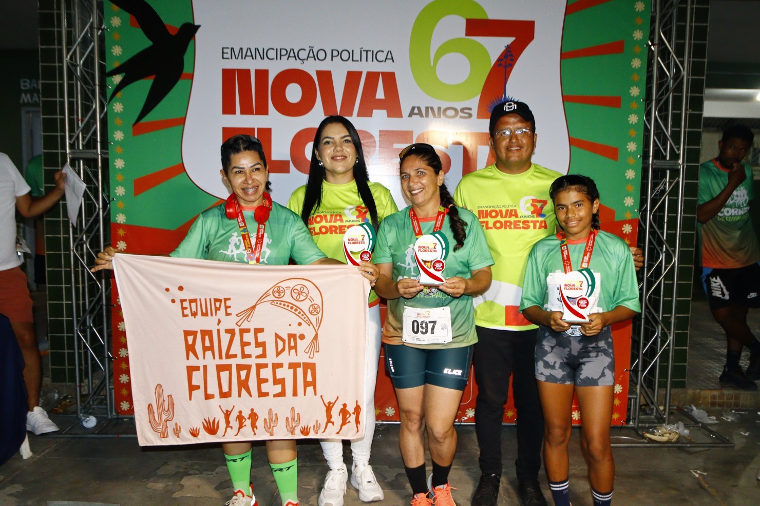Corrida da Emancipação reúne atletas e movimenta Nova Floresta durante comemoração dos 67 anos do município