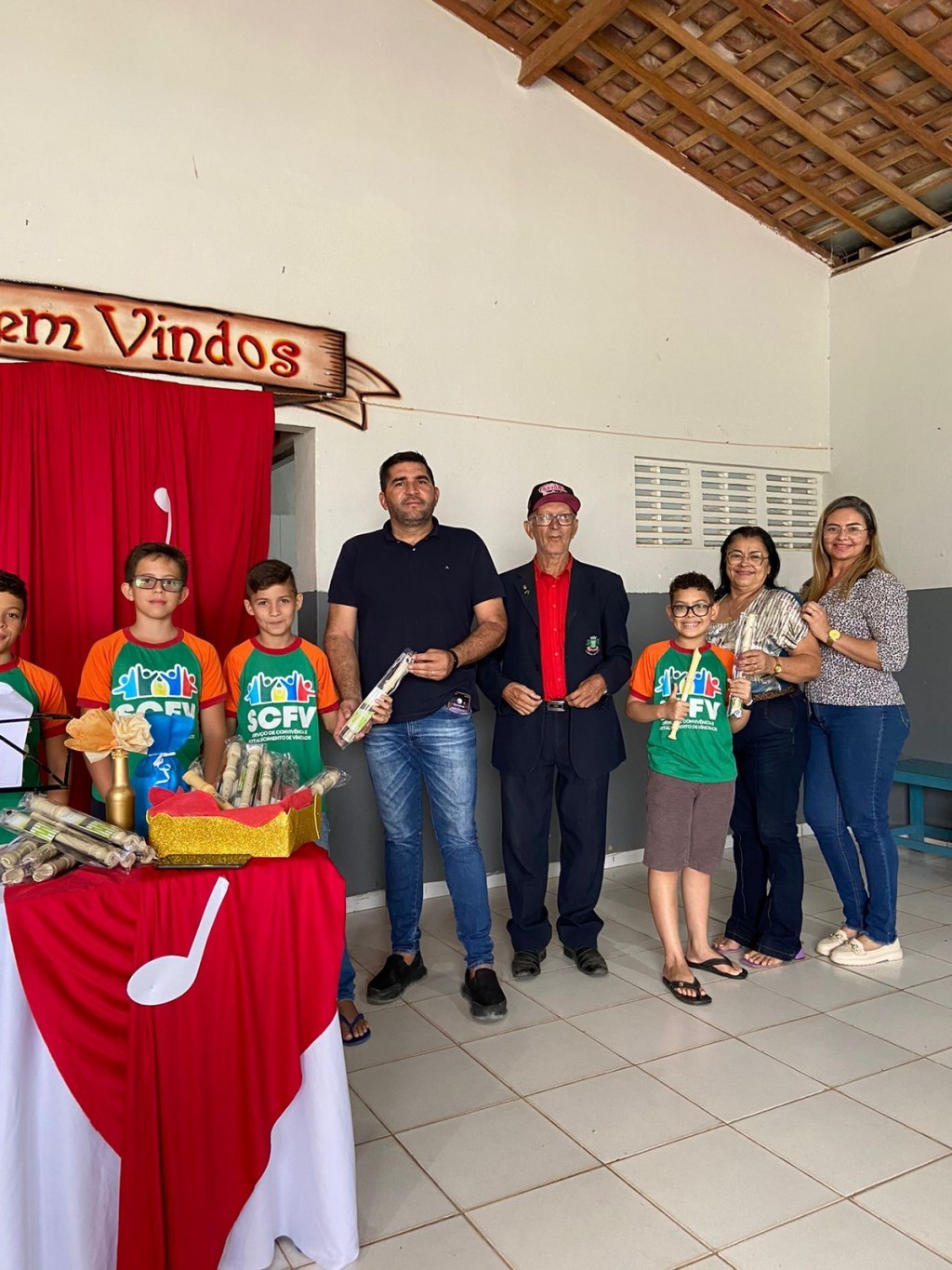 Prefeitura de Nova Floresta realiza evento em alusão ao dia da música no SCFV.
