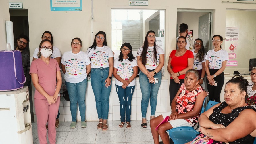 PSF II realização de ação de conscientização sobre doenças crônicas em Nova Floresta