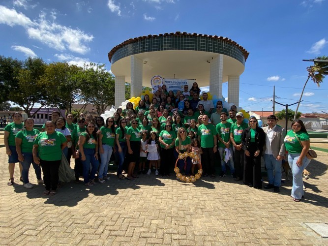 Prefeitura Municipal de Nova Floresta realiza Caminhada em comemoração a conquista do Selo UNICEF