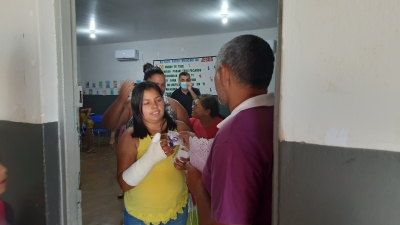 Prefeitura de Nova Floresta realiza roda de conversa com mães de usuários do SCFV sobre o combate a violência contra a mulher
