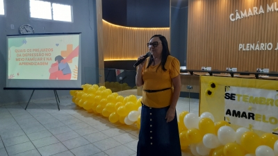 Prefeitura de Nova Floresta promove palestra do Setembro Amarelo