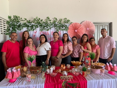 SECRETARIA DE ASSISTENCIAL SOCIAL REALIZA CHÁ DAS MULHERES, EM ALUSÃO AO OUTUBRO ROSA