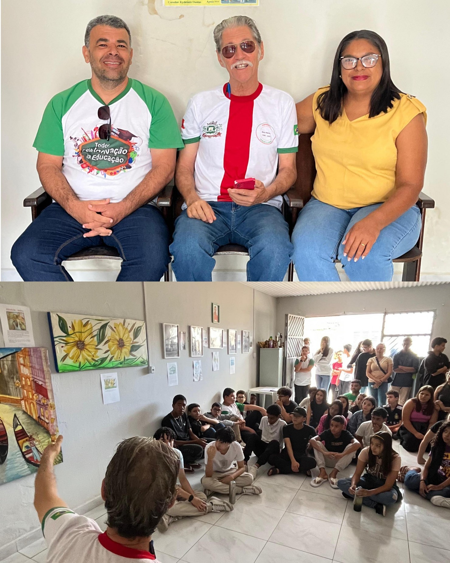 VISITA CULTURAL DOS ALUNOS DA EMEF PAPA PAULO VI À EXPOSIÇÃO “NOVA FLORESTA EM TRAÇOS E CORES – 2025