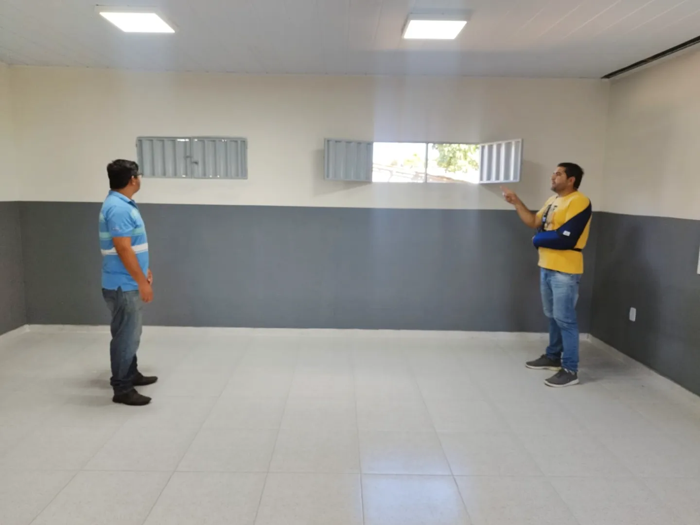 Prefeito Jarson acompanha conclusão das obras de reforma e ampliação da Escola Profª Julieta de Lima e Costa