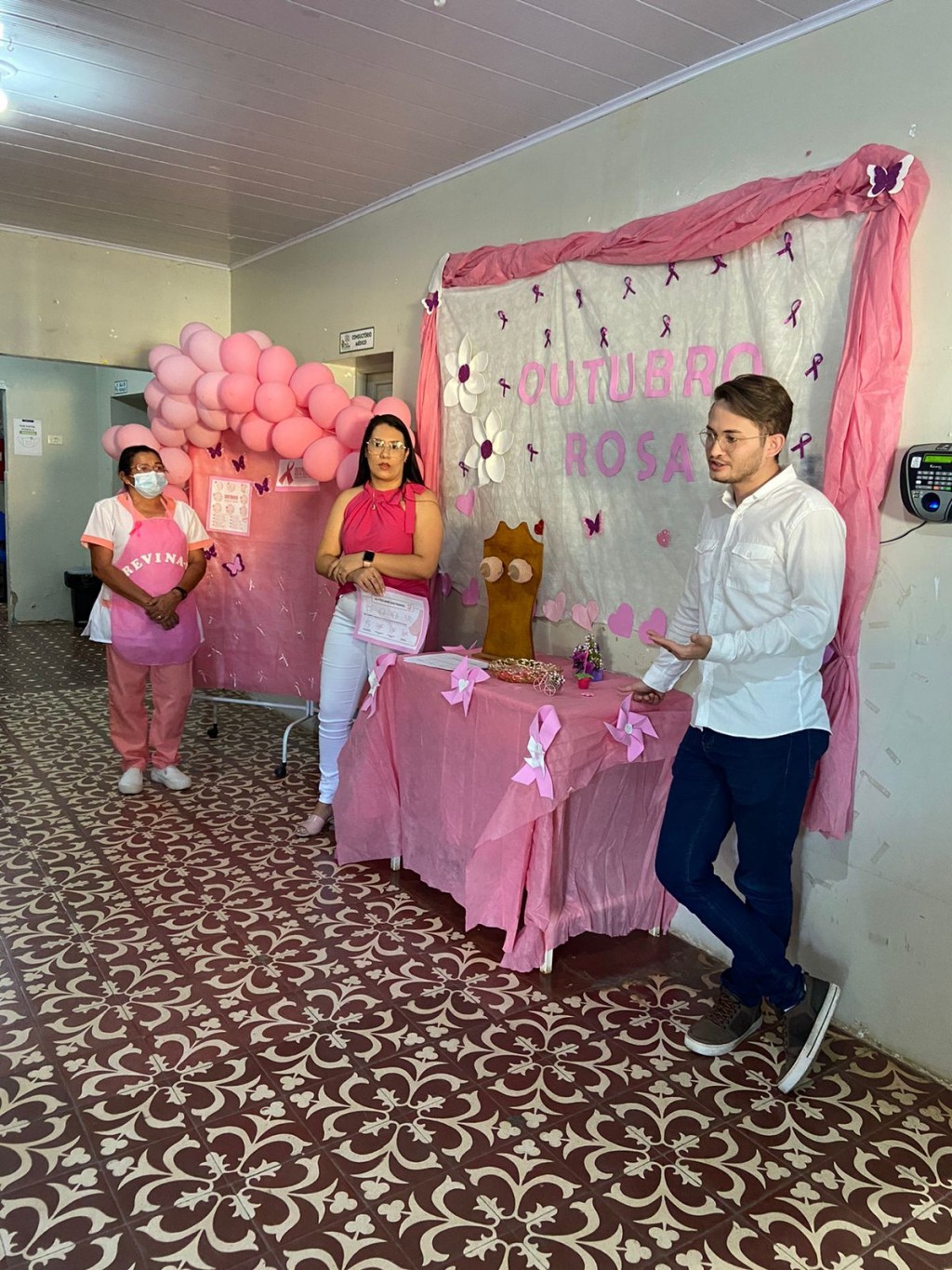 Prefeitura de Nova Floresta realiza ações do Outubro Rosa nos PSF's