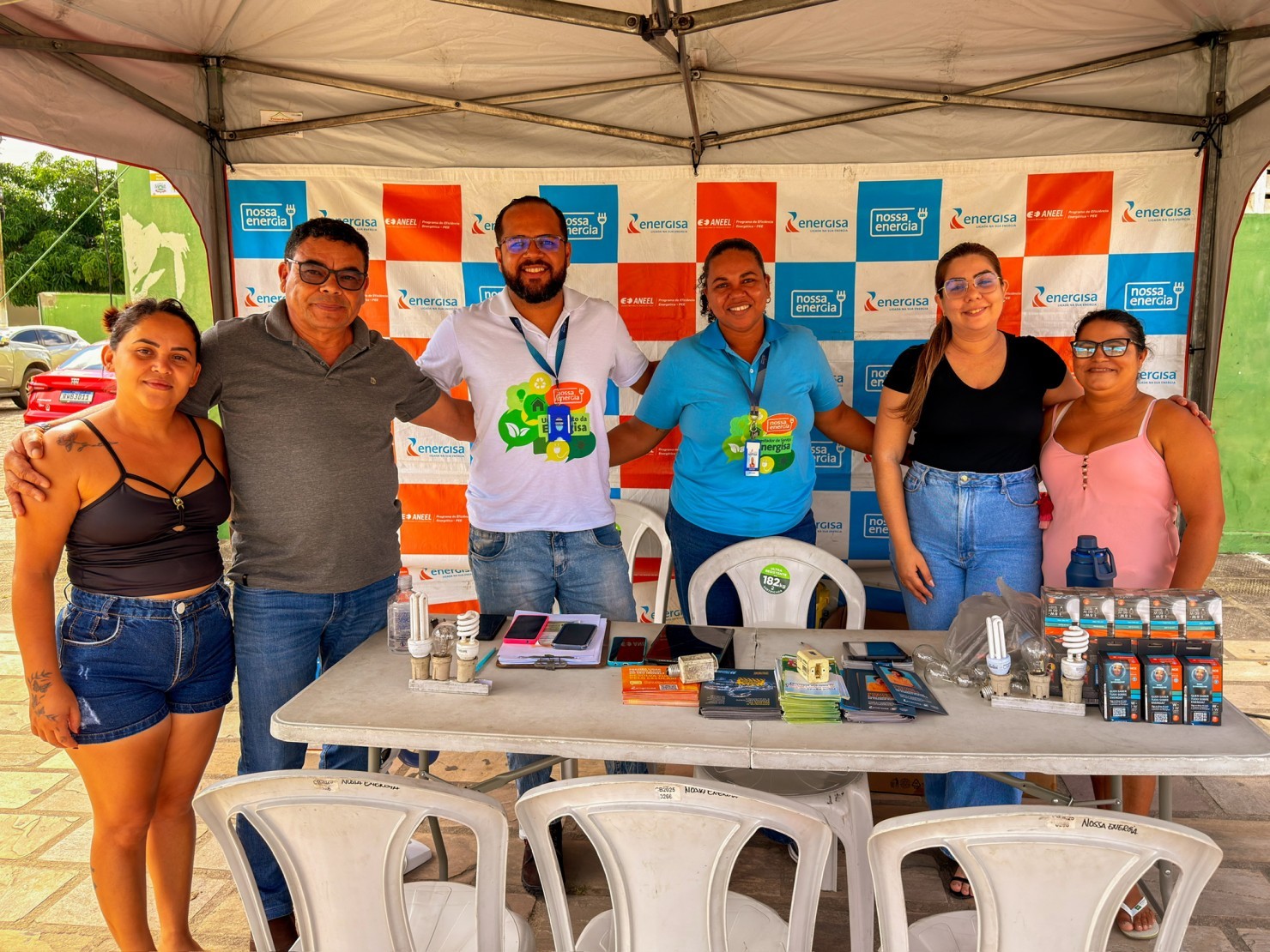 Projeto Nossa Energia chega a Nova Floresta com troca gratuita de lâmpadas e ventiladores