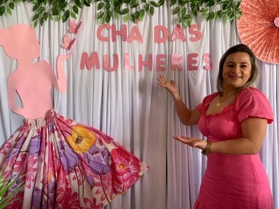 SECRETARIA DE ASSISTENCIAL SOCIAL REALIZA CHÁ DAS MULHERES, EM ALUSÃO AO OUTUBRO ROSA