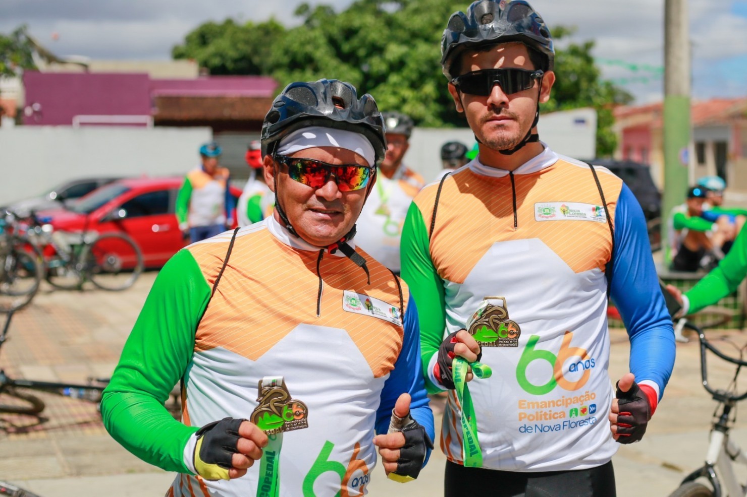 Eco Pedal reúne ciclistas de toda a região durante as festividades de 66 anos de Nova Floresta