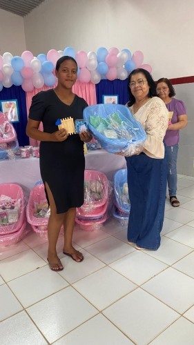 Continuação Semana do Bebê — Palestra com as mães atípicas e entrega de kit enxoval para as gestantes