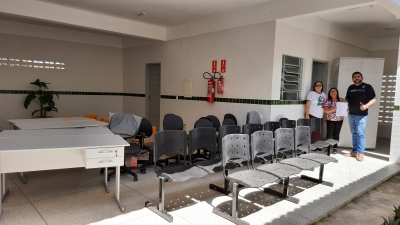 Prefeitura de Nova Floresta realiza entrega de equipamentos mobiliários nas escolas da rede municipal de ensino