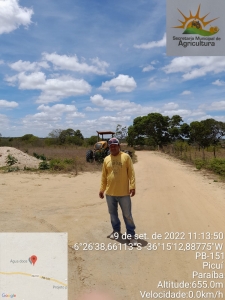 Prefeitura de Nova Floresta realiza cortes de terra na zona rural nesta semana