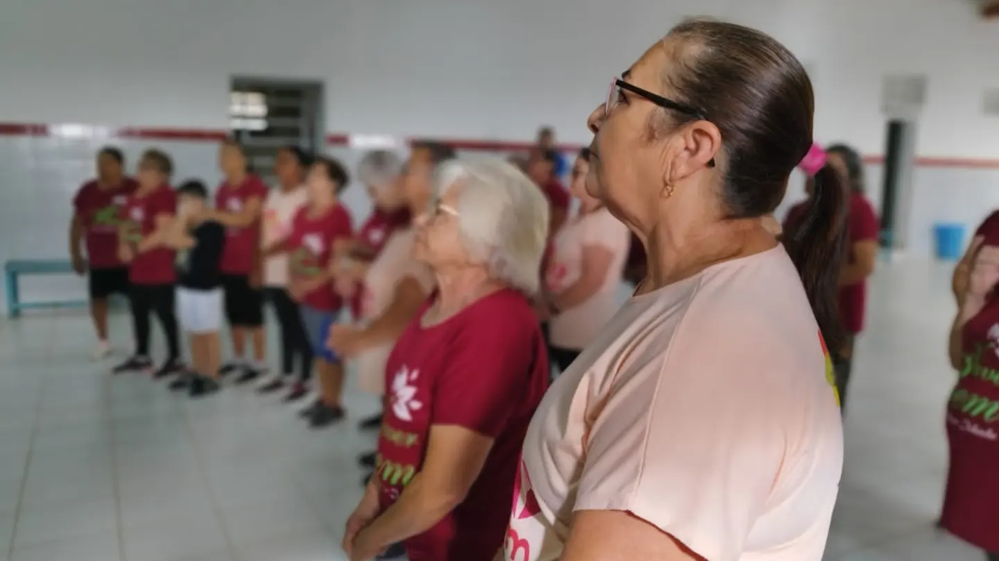 Prefeito Jarson acompanha retorno das atividades da Ginástica da Melhor Idade