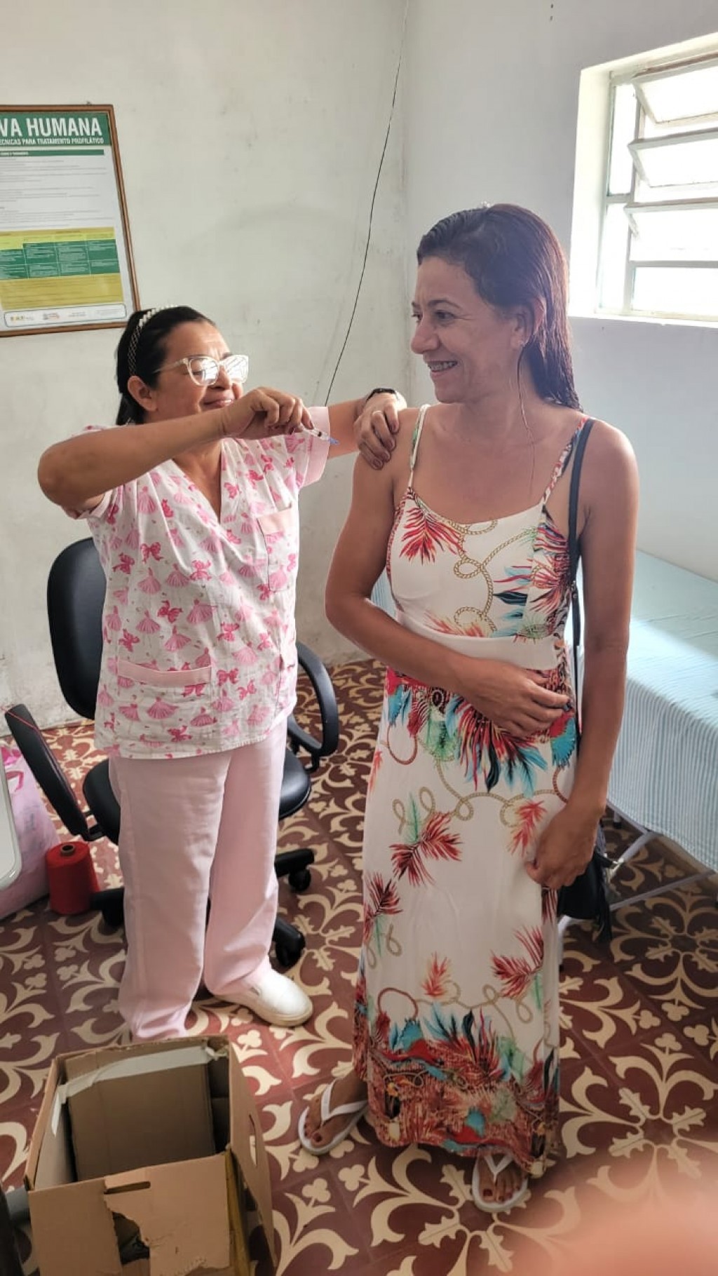 Prefeitura de Nova Floresta, juntamente com a Secretária de Saúde realiza Dia D de Vacinação contra Influenza