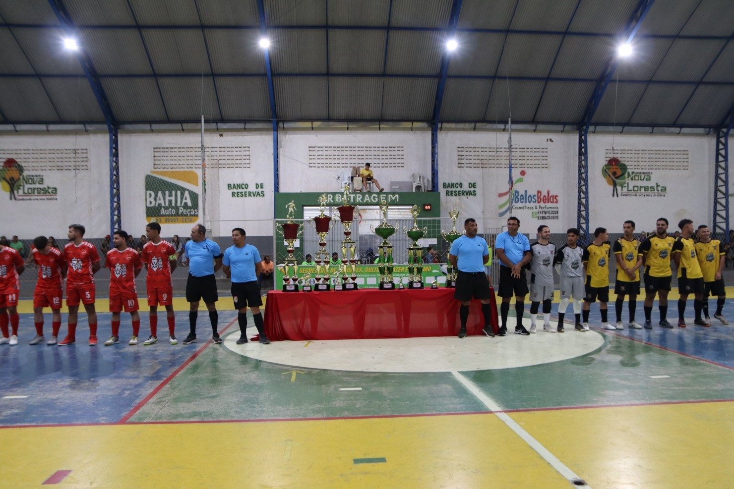 Final do Campeonato Municipal de Futsal movimenta Nova Floresta durante programação dos 67 anos do município