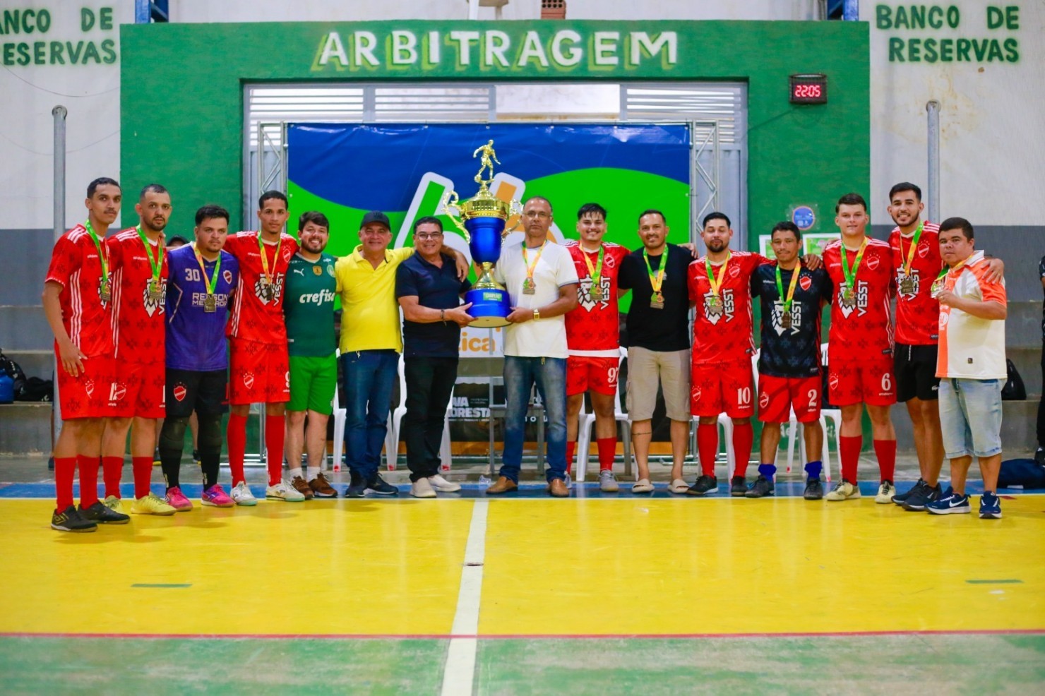 Final do Campeonato Municipal de Futsal marca noite de emoção nos 66 anos de Nova Floresta