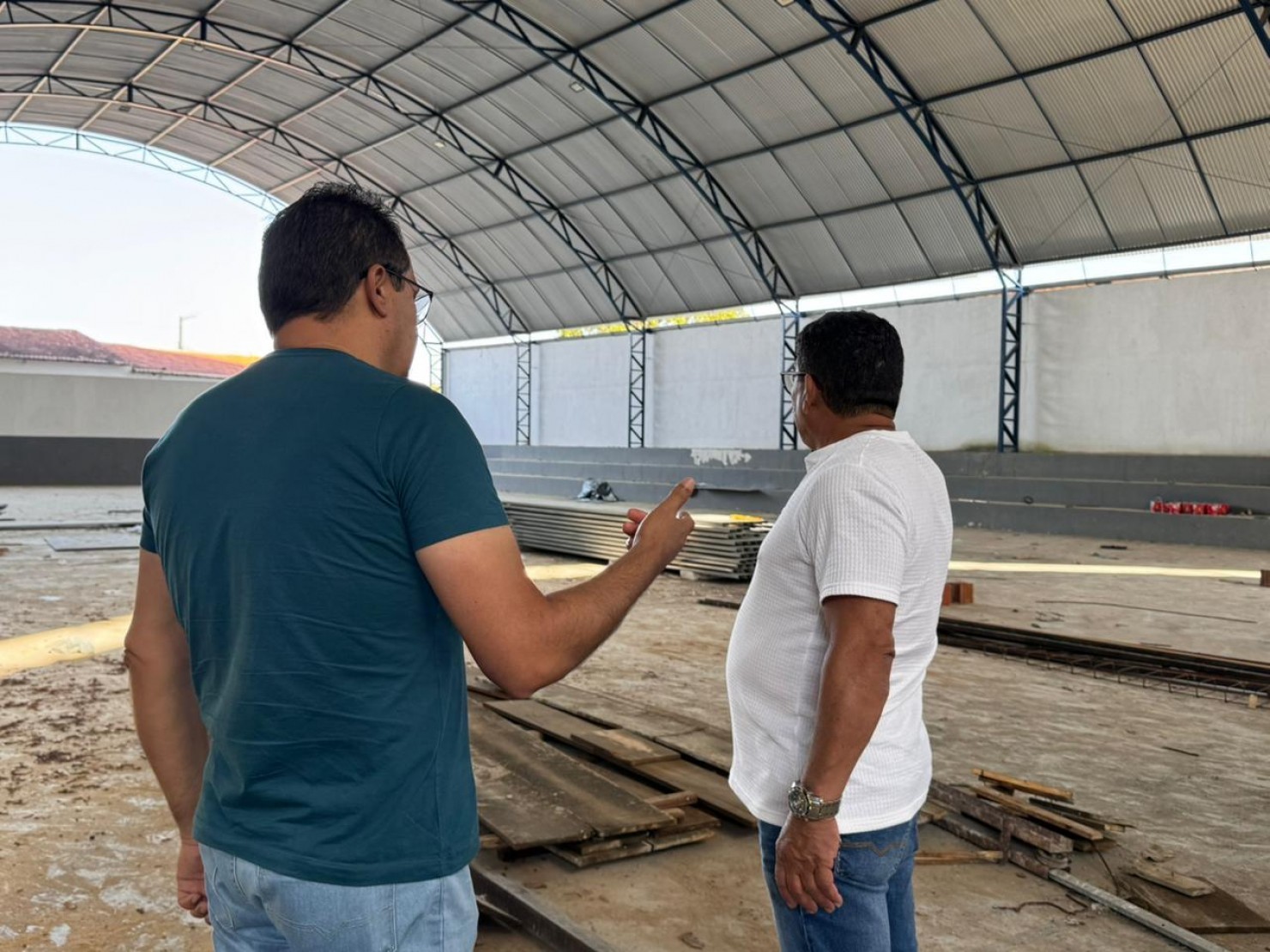 Obra da Escola Senador Rui Carneiro avança com investimento superior a R$ 1 milhão