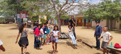 Crianças e adolescentes do SCFV visitam a Fazenda do Jacú