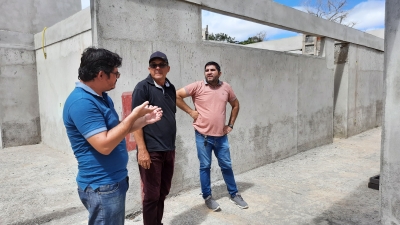 Prefeito participa de visita técnica em obras da nova Creche