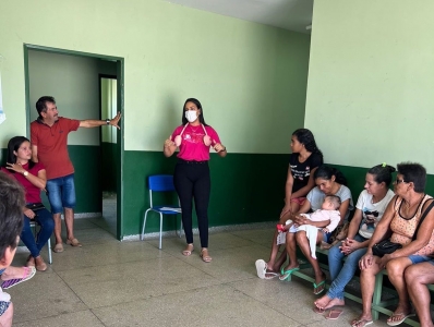 OUTUBRO ROSA: PSF2 REALIZA PALESTRA PARA AS MULHERES DA ZONA URBANA E RURAL.