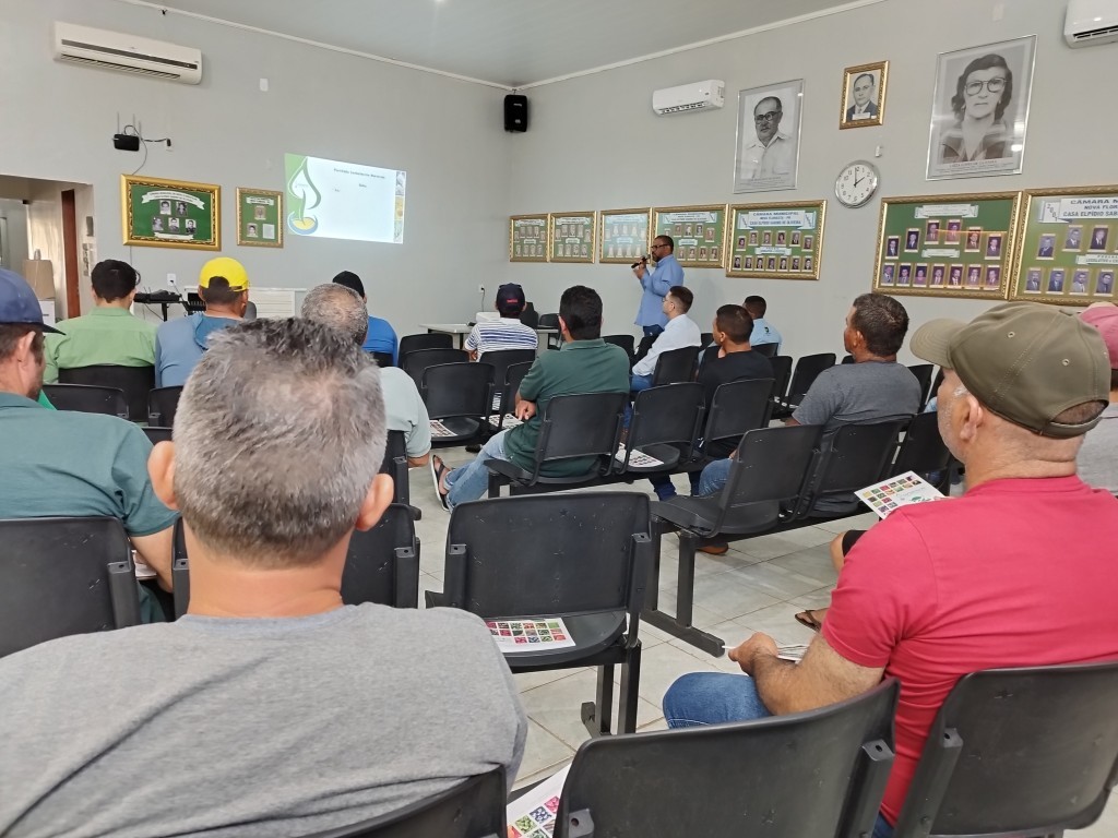Prefeitura de Nova Floresta promove palestras sobre nutrição de plantas