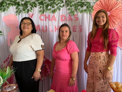 SECRETARIA DE ASSISTENCIAL SOCIAL REALIZA CHÁ DAS MULHERES, EM ALUSÃO AO OUTUBRO ROSA