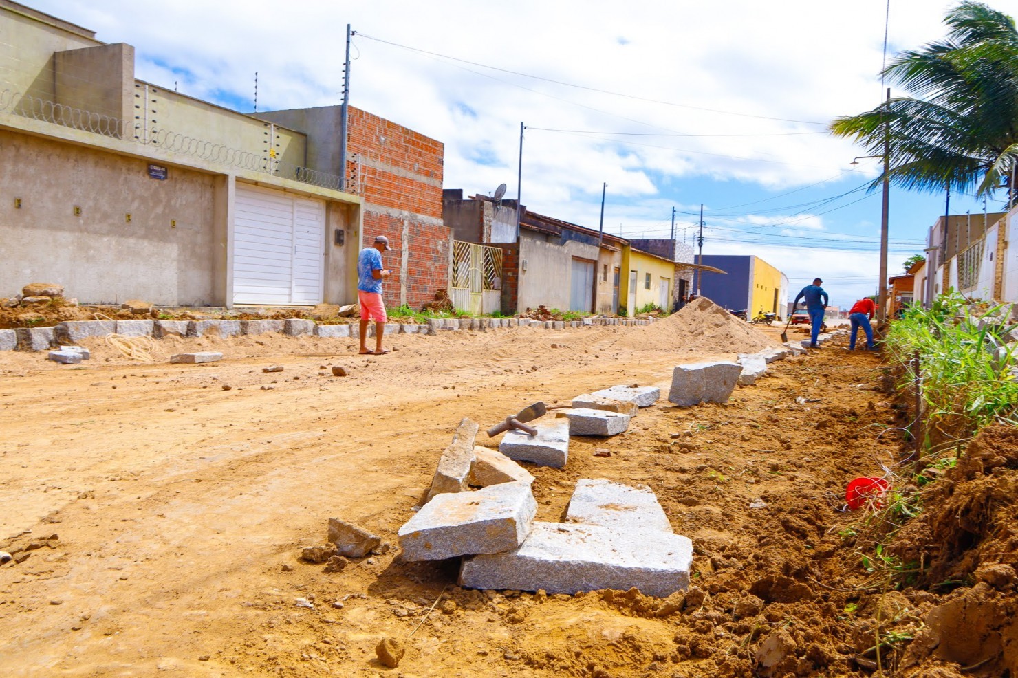 Prefeitura de Nova Floresta inicia obras de pavimentação na Rua Damião Pedro de Lima e amplia investimentos em infraestrutura urbana