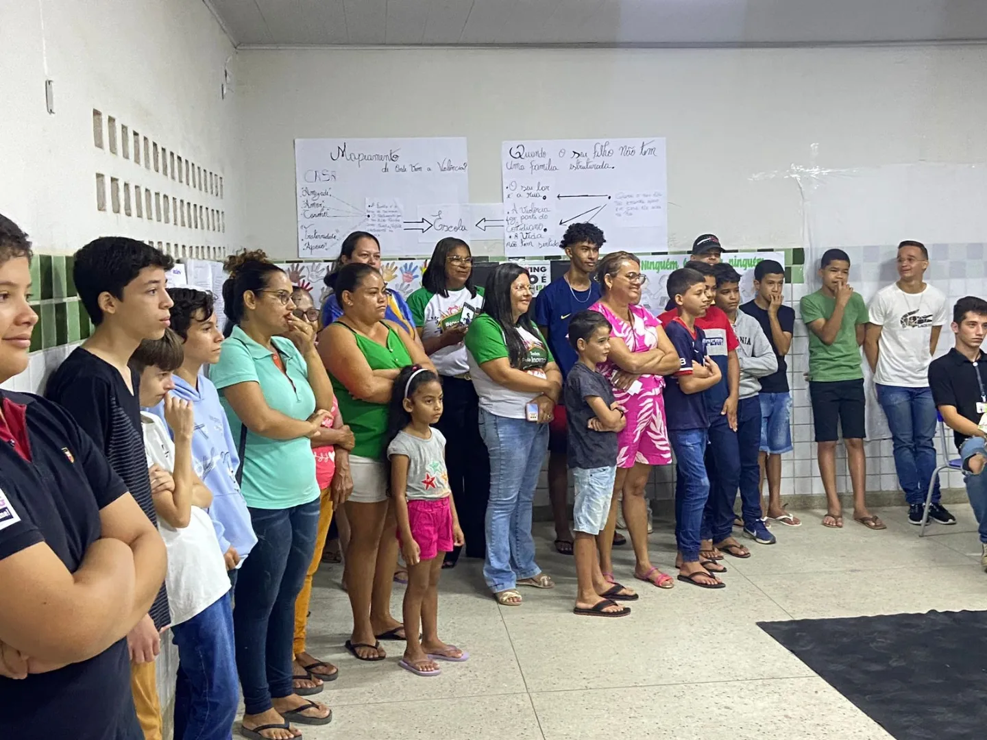 Escola Papa Paulo VI realiza culminância do projeto de combate a evasão escolar e a indisciplina na escola