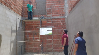 Prefeito Jarson acompanha obras de ampliação da Escola Engenheiro Sebastião Ernesto