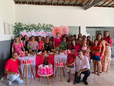 SECRETARIA DE ASSISTENCIAL SOCIAL REALIZA CHÁ DAS MULHERES, EM ALUSÃO AO OUTUBRO ROSA