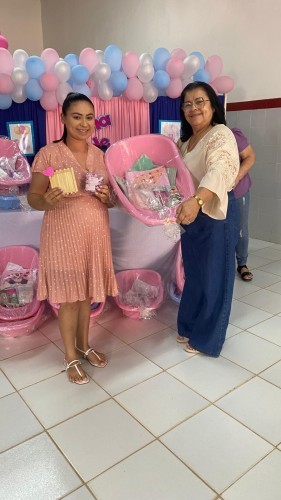 Continuação Semana do Bebê — Palestra com as mães atípicas e entrega de kit enxoval para as gestantes
