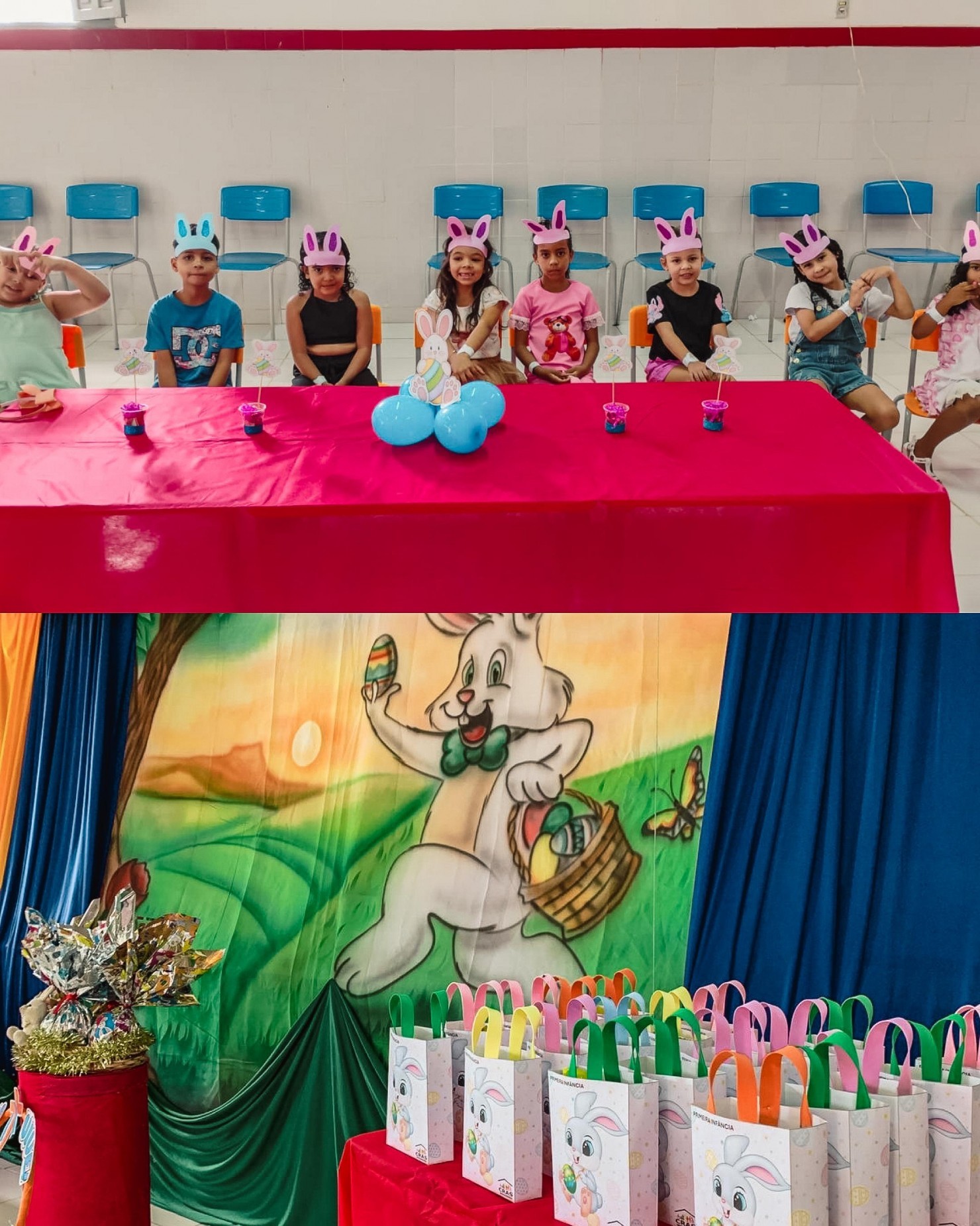 Culminância da Páscoa com as crianças da Primeira Infância é realizada pela Secretaria de Assistência Social