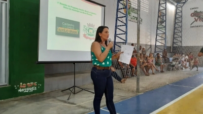 Prefeitura de Nova Floresta realiza reunião com famílias cadastradas no Programa Auxílio Brasil