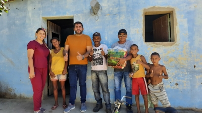 Prefeitura de Nova Floresta realiza entrega de cestas básicas na zona rural do município