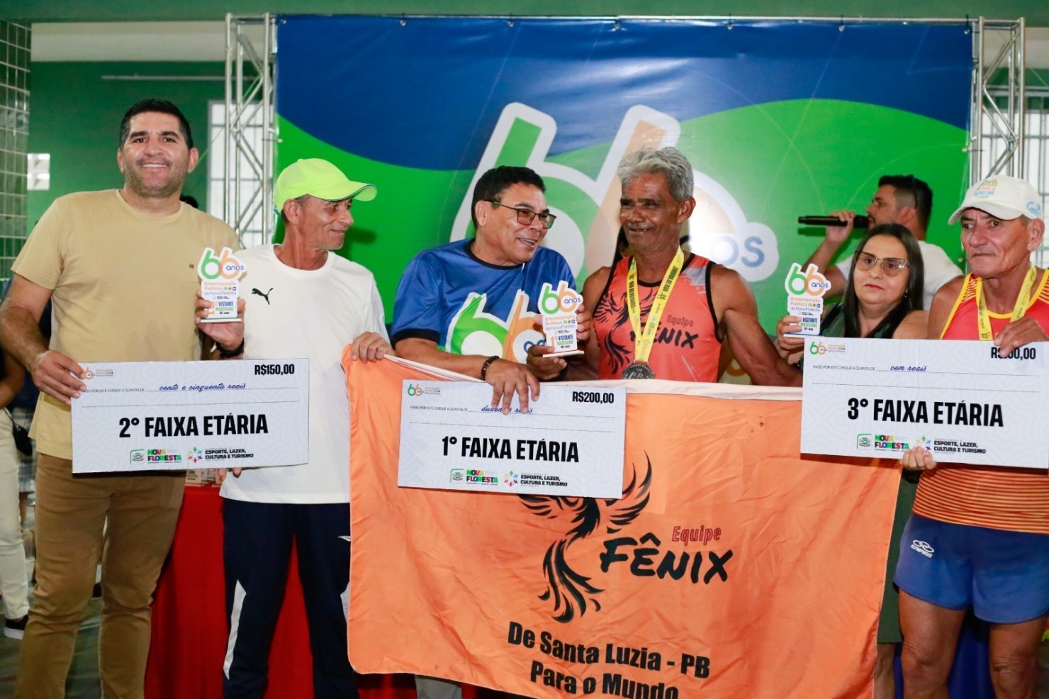 Corrida de Rua marca comemorações pelos 66 anos de Emancipação Política de Nova Floresta