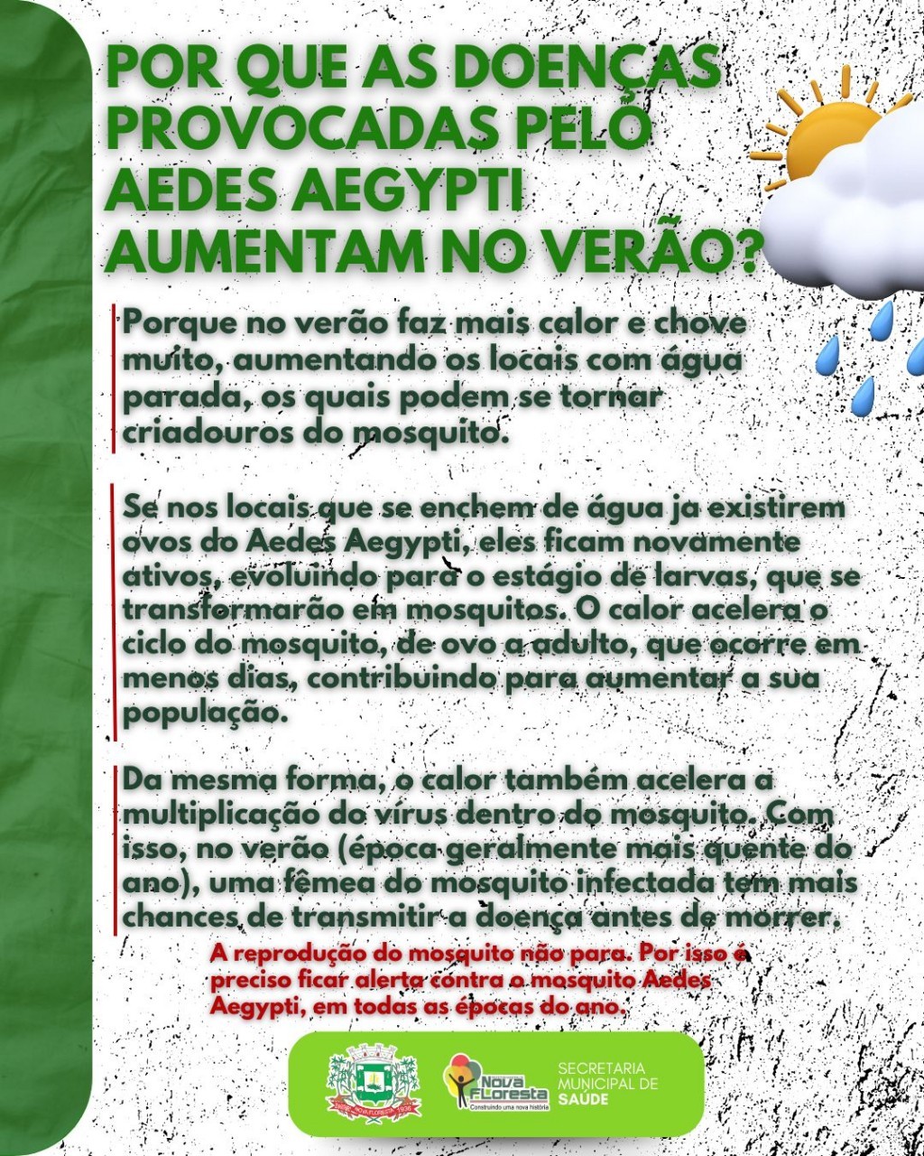 Nova Floresta contra o Mosquito.
