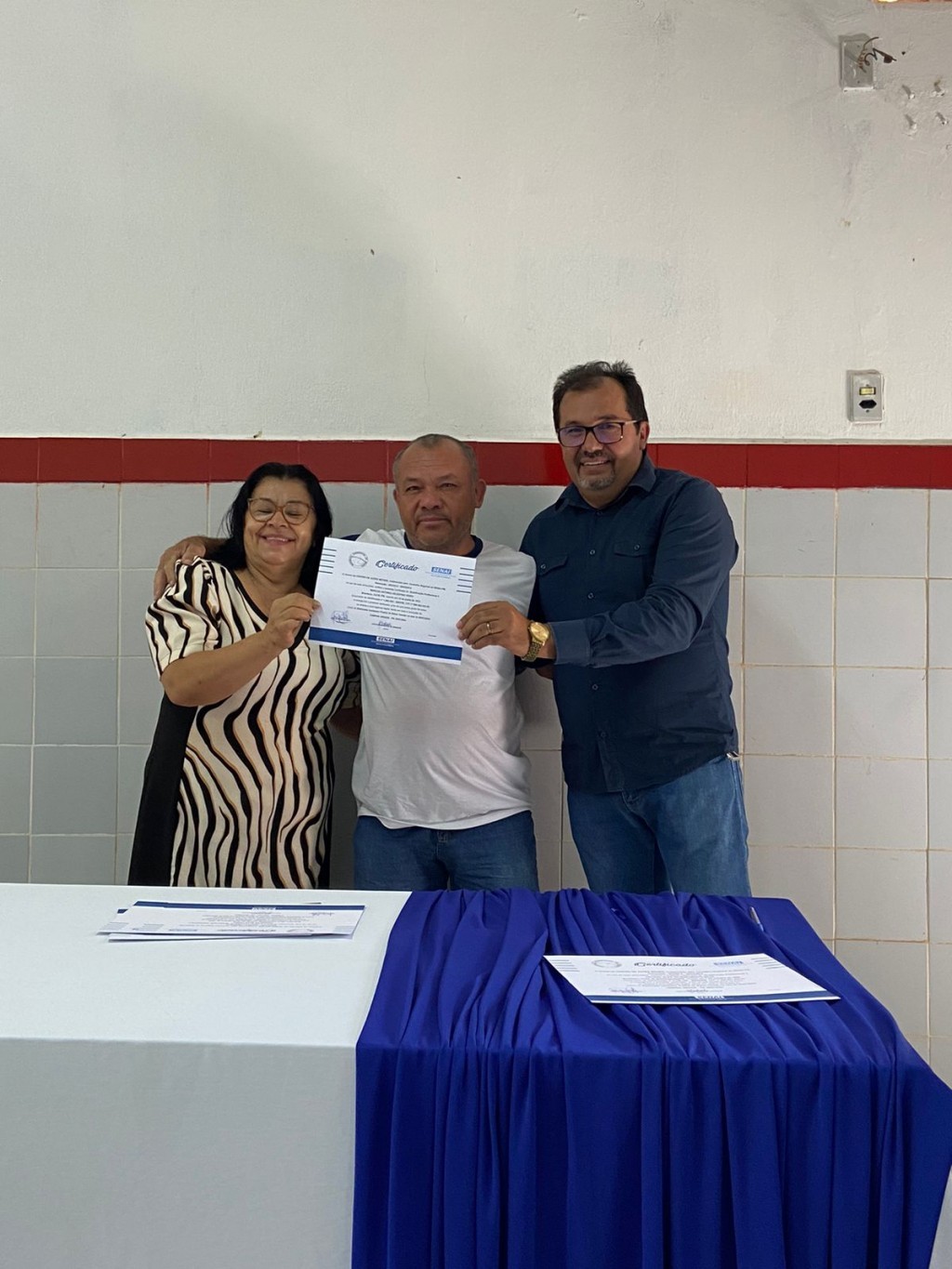 Prefeitura de Nova Floresta realiza entrega de Certificados de Conclusão de Curso Profissionalizante de Eletricista Predial em parceria com o SENAI