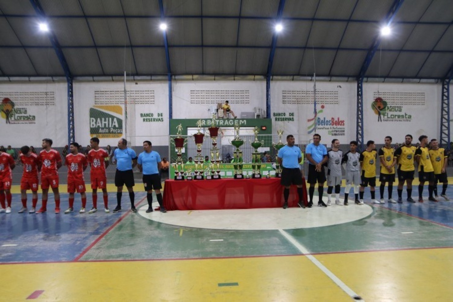Final do Campeonato Municipal de Futsal movimenta Nova Floresta durante programação dos 67 anos do município