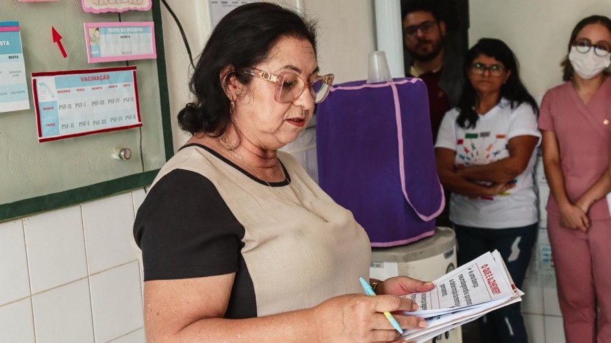 PSF II realização de ação de conscientização sobre doenças crônicas em Nova Floresta